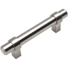 image:imageCosmas 1613ORB Oil Rubbed Bronze Bar Cabinet Pull  3 76mm Hole Centers Solid Steel EuroStyle Handle Includes Mounting ScrewsSatin Nickel